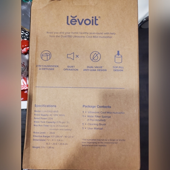 LiVoit Humidifier NWT - Picture 4 of 7